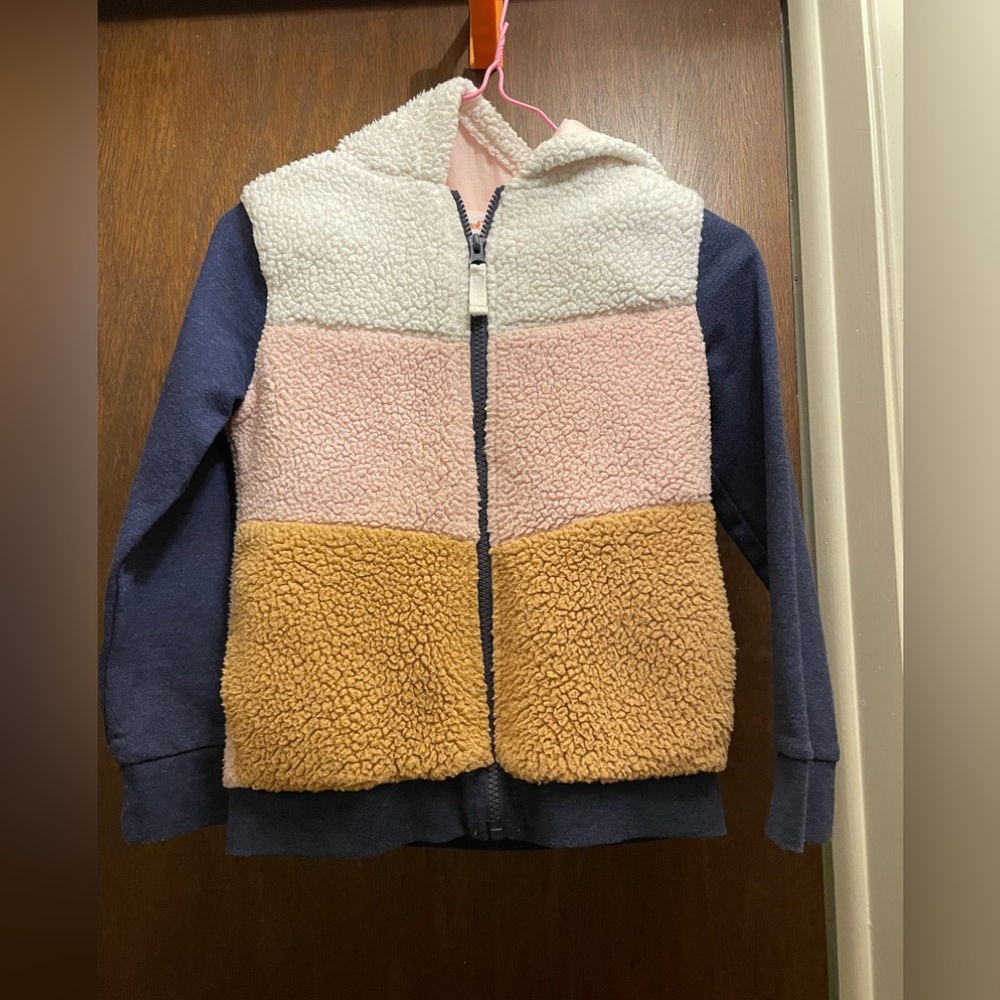 Cat & Jack size 6/6X light fleece jacket w/hood